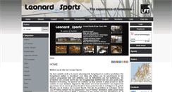 Desktop Screenshot of leonardsports.nl