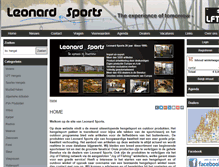 Tablet Screenshot of leonardsports.nl